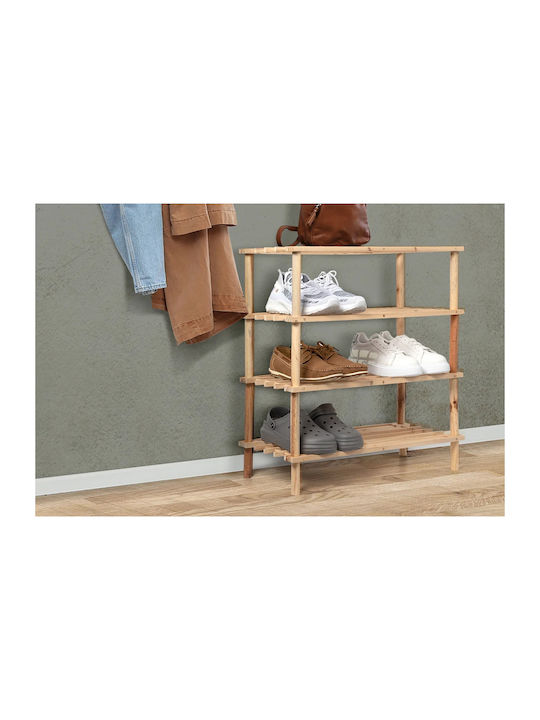 Woodhandy Wooden Shoe Organizer 63x26.5x67cm