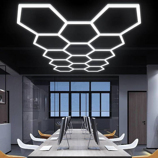 LED Linear Ceiling Light 456W Cold White