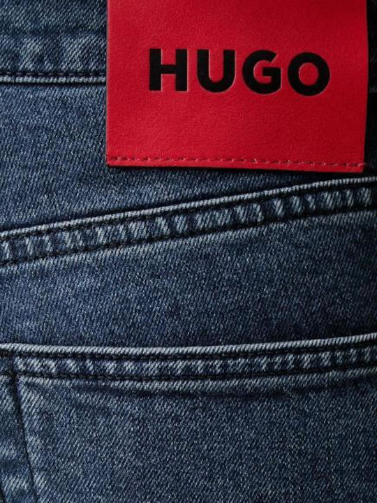 Men's Jeans Pants with Extra Slim Fit Medium Blue