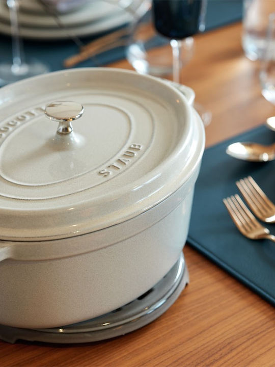 Staub Cocotte Гастрономически Съд Овален Чугунен 37x37см 8л