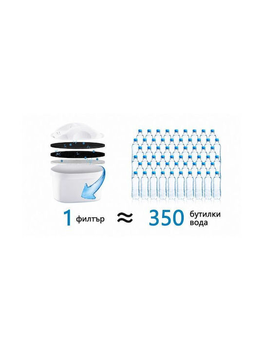 Elekom Cană de Servire Plastic cu Filtru 1800ml 1buc