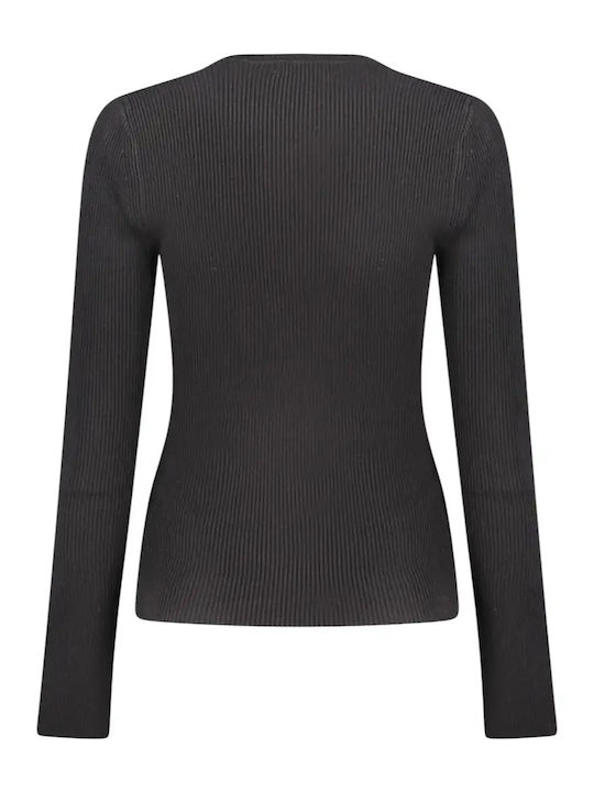 Damen Langärmeliges Schwarzes Pullover