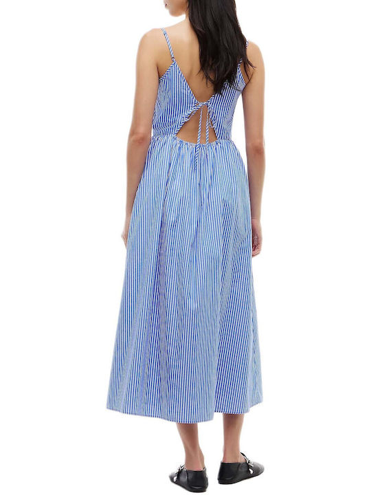 Tommy Hilfiger Лятна Maxi Комбинезон Рокля Светлосин Tommy Hilfiger Лятна Maxi Комбинезон Рокля Светлосин