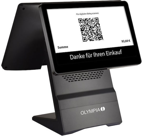Olympia Kasse T400 Ohne Kundenbildschirm Schwarze