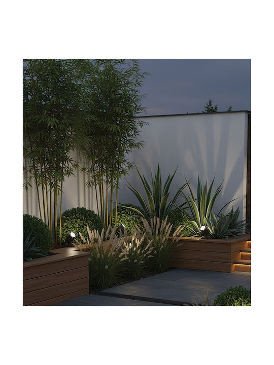 VK Lighting VK Lighting Außenstehlampe LED für Außenbereich 12W mit Warmes Weiß Licht IP65 Braune