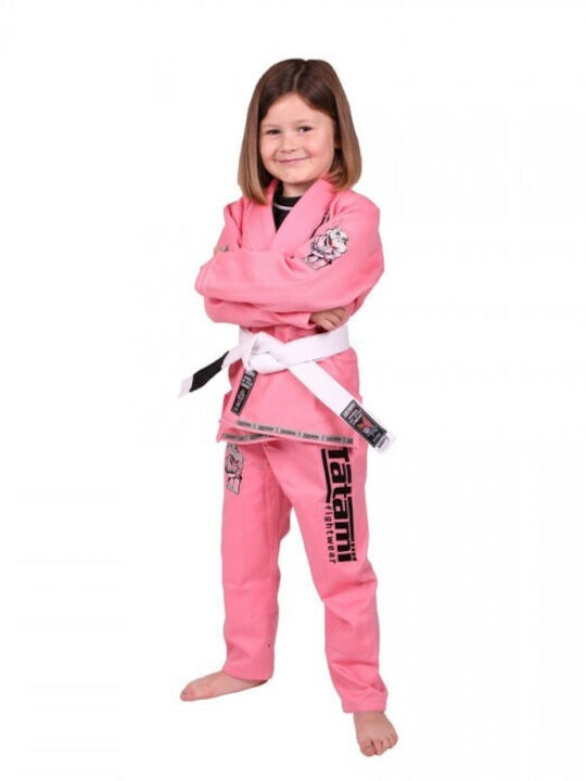 Tatami Fightwear Tatami Meerkatsu Uniformă Pentru Copii Jiu Jitsu Brazilian Roz