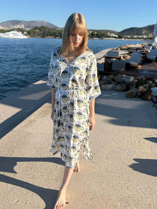 Achilleas Accessories Damen Maxi Kaftan Paloma Kaftan