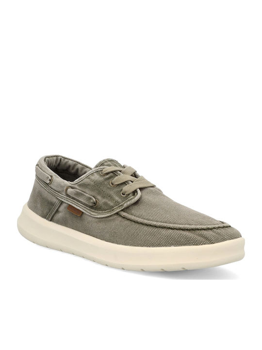 Men's Loafers in Green Colour