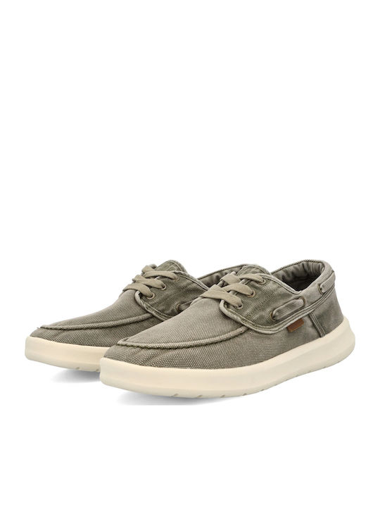 Men's Loafers in Green Colour