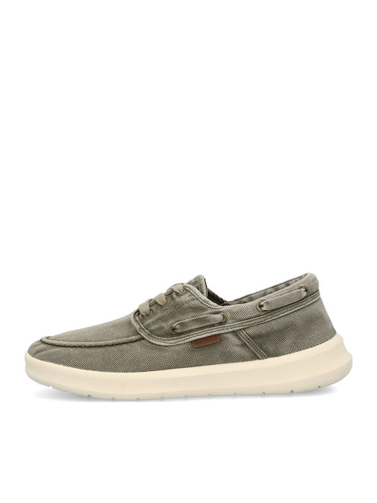 Men's Loafers in Green Colour