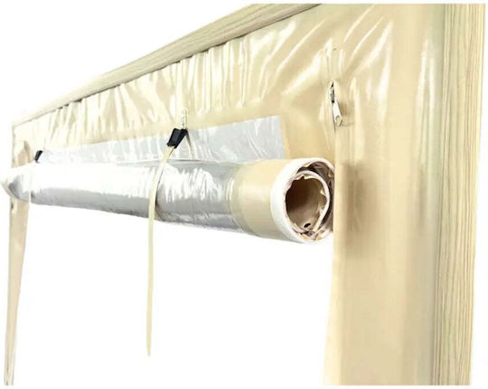 Windproof Curtain Seite für Kiosk Beiges 1.3x2.5m