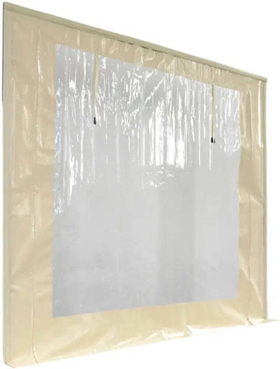 Windproof Curtain Seite für Kiosk Beiges 1.3x2.5m