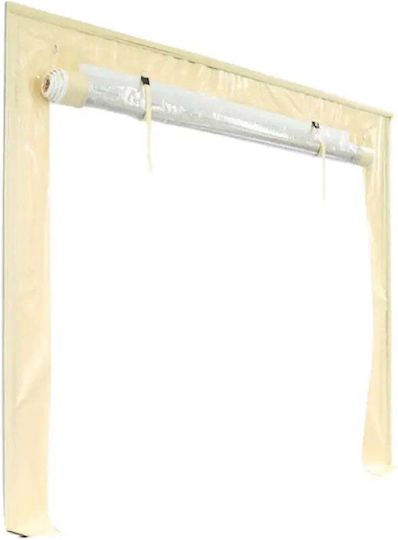 Windproof Curtain Seite für Kiosk Beiges 1.3x2.5m