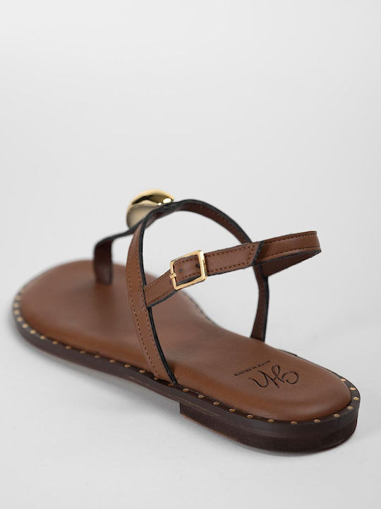 Women's Flat Sandals Brown