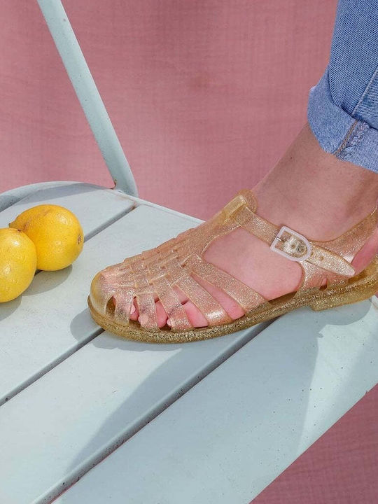 Kids Beach Shoes Gold