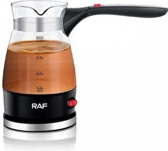 Raf Cafetieră electrică grecească 600W cu Capacitate 500ml Negru