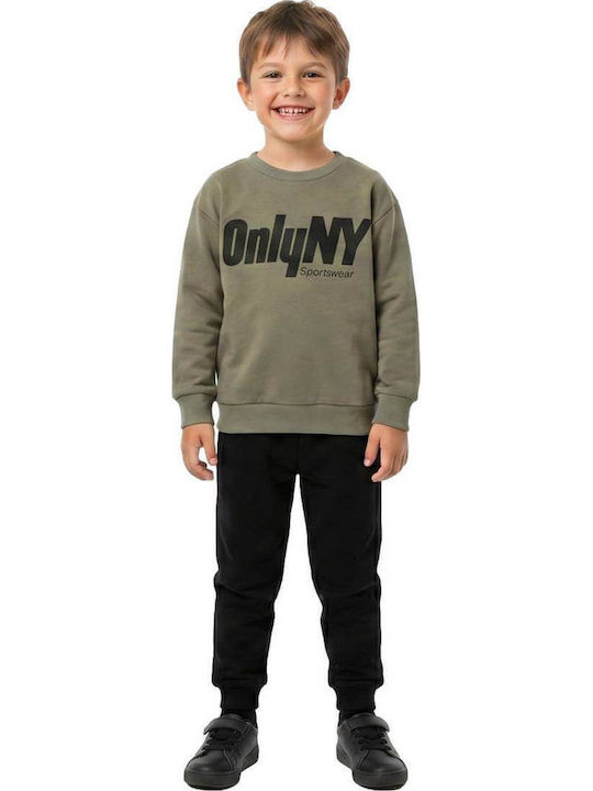 Kids Tracksuit Set With Turquoise Top