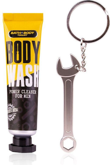 Men's Shower Gel Set 10ml & Reusable Metal Keychain Box Accentra