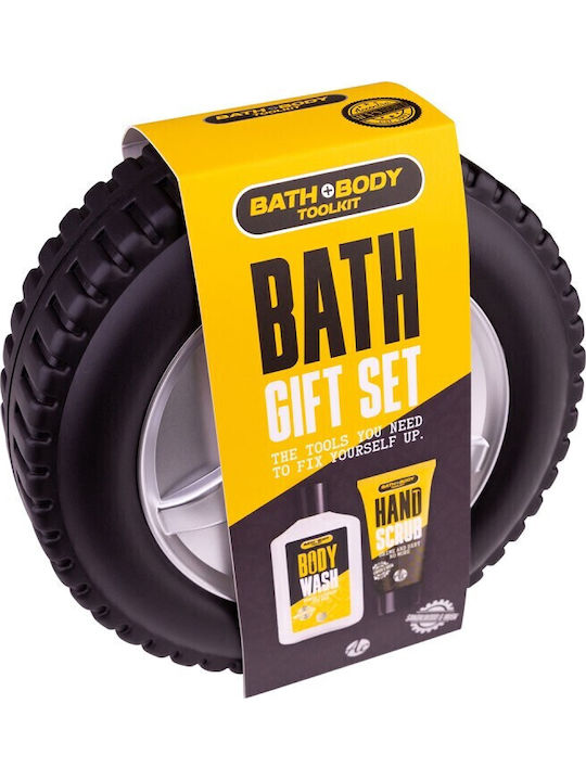 Set de baie pentru bărbați Gel de duș 160ml & 60ml Scrub pentru mâini Ambalaj Trandafir Accentra