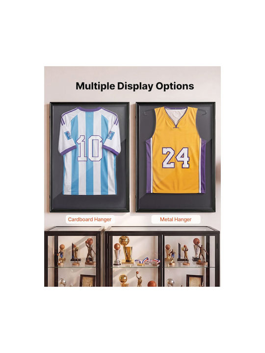 Vevor Wooden Wall-Mounted Photo Frame with Transparent Frame