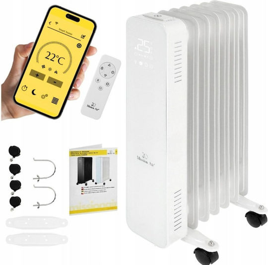 Mission Air Oil Filled Radiator with 6 Slices 1500W