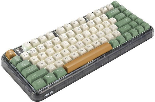 Asus Jelly75 KD201 Kabellose Tastatur Englisch (US) Orange Meadow