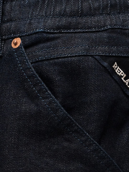 Men's Elastic Blue Jeans Pants