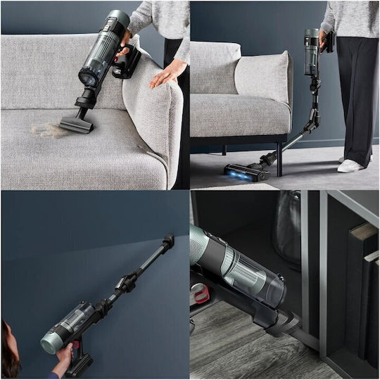Rowenta X-force Flex 10.80 Акумулаторна Вертикална Прахосмукачка 18.5V Зелена
