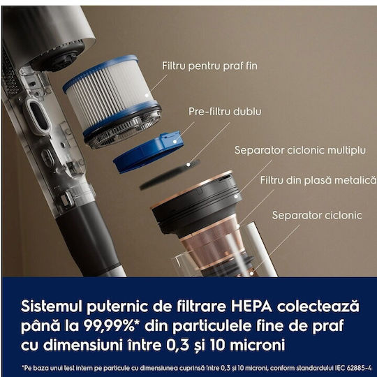 Electrolux Upright Επαναφορτιζόμενη Σκούπα Stick Καφέ