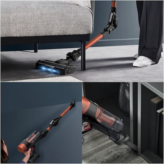Rowenta X-force Flex 10.80 Aspirator Stick Reîncărcabil Portocaliu