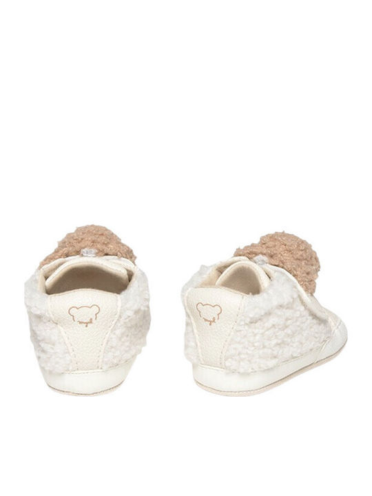 Mayoral Βρεφικά Sneakers Αγκαλιάς Μπεζ
