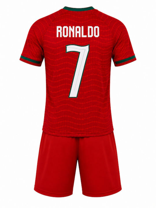 Комплект Детски Фланелка Национален Отбор Португалия Къси Панталони Ronaldo Pr55327-7