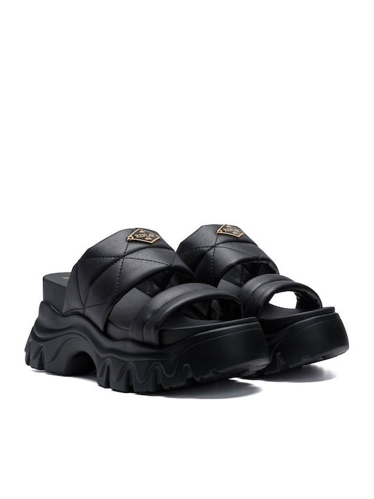 Women's Sandals Flatforms Black