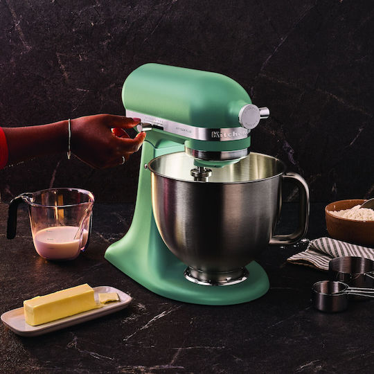 Artisan Plus Küchenmaschine 325W mit Rostfreiem Schüssel 4,7lt Minz Julep