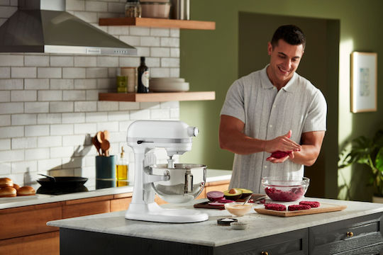 Kitchenaid Kitchenaid Кухненски Робот 375W с Неръждаем Капацитет 5.2lt Бял
