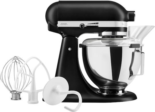 Kitchenaid Mixer Planetar 275W cu Bol din Inox 4.3lt Negru
