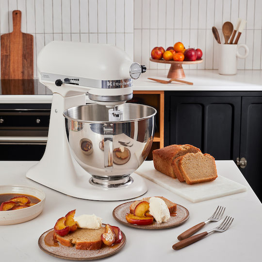 Kitchenaid Кухненски робот 275W с Неръждаем Казан 4.3lt Бяла