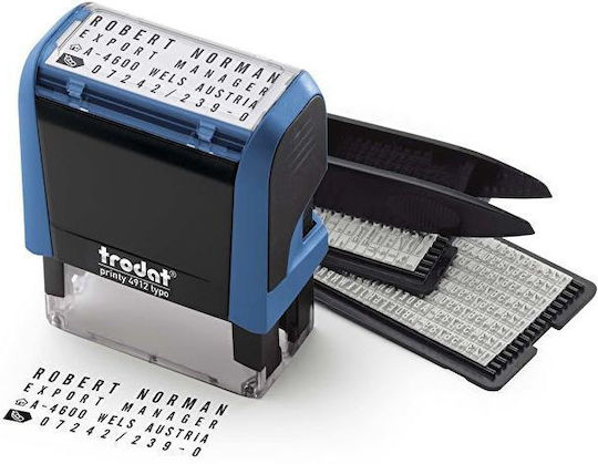 Wedo Печат Текст И Черно Мастило