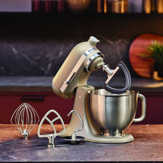 Kitchenaid Artisan Plus Κουζινομηχανή 325W με Ανοξείδωτο Κάδο 4.7lt Oat