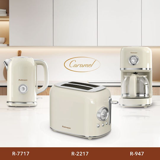 Rohnson Toaster 2 Schlitze 800W Karamell