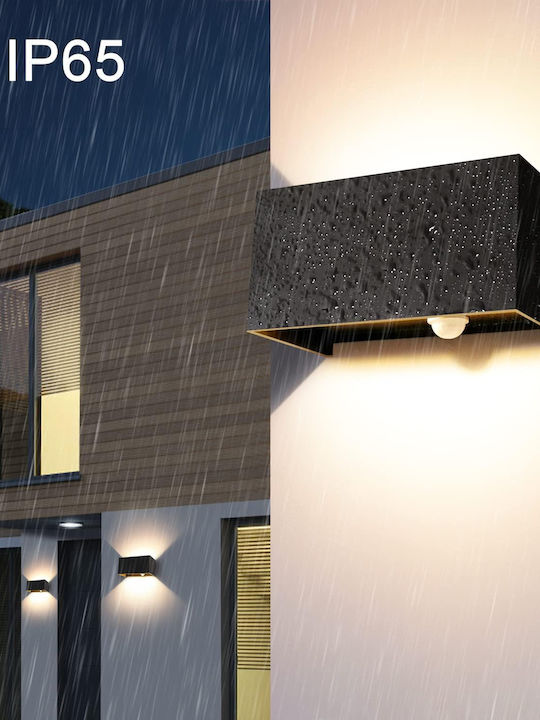 Iluminat Exterior Montat Pe Perete Led Încorporat Ip65 Dublu Fascicul