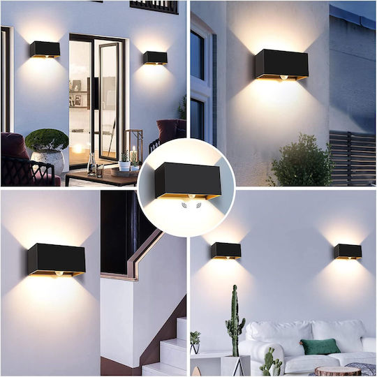 Wall-Mounted Outdoor LED Lighting IP65 Double Beam