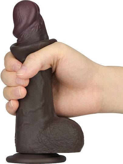 Lovetoy Dildo Dublu cu ventuză Negru