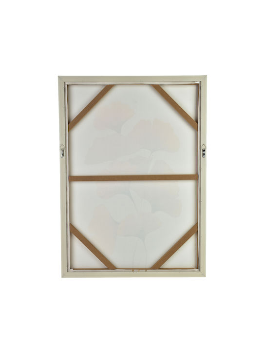 Inga Set 2 Paintings 50x70cm Gold Ginkgo