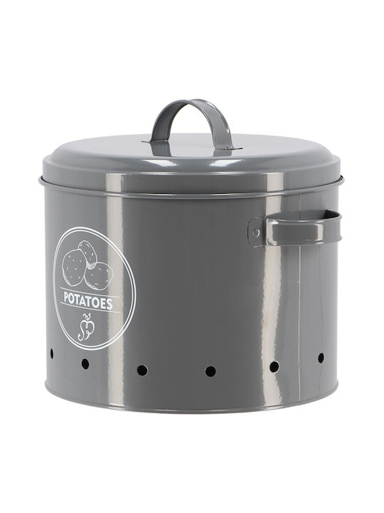 Esschert Design Allgemeine Verwendung Glas mit Deckel Grau 6000ml