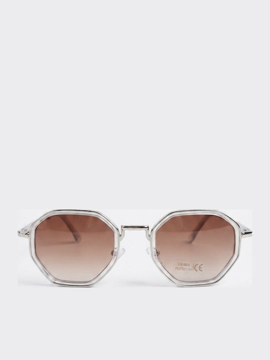 Max Air Silver Sunglasses with Metallic Frame Max Air Silver Sunglasses with Metallic Frame
