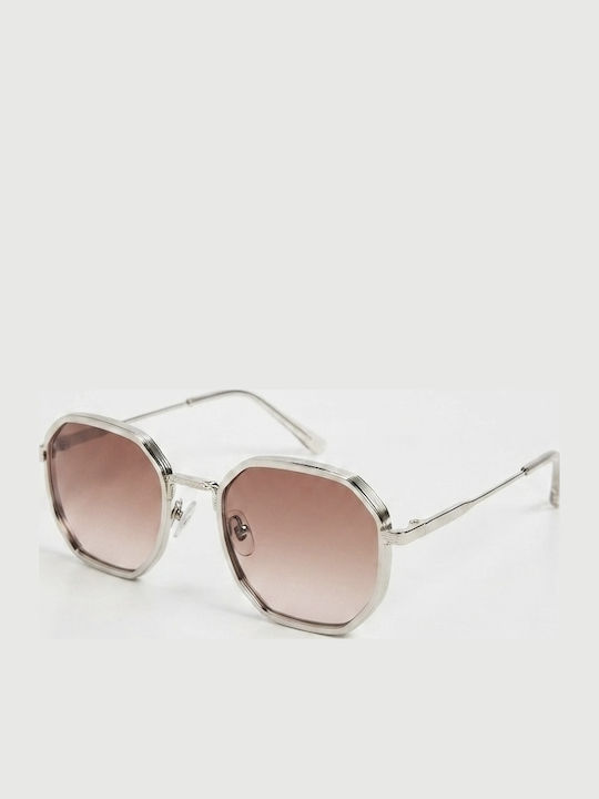 Max Air Women’s Sunglasses with Silver Metallic Frame and Silver Gradient Lens SA019