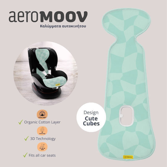 Aeromoov Κάλυμμα Καθίσματος Αυτοκινήτου Πράσινο Αντιιδρωτικό