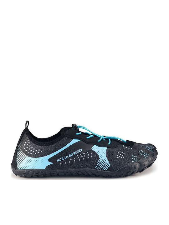 Papuci de plajă Aqua Speed Nautilus Water Shoes Albastru Deschis Negru 637-32 Albastru