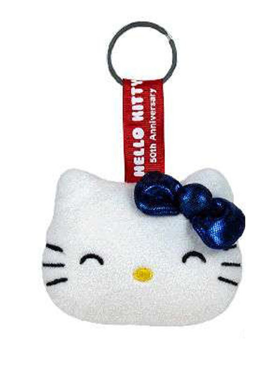 Softies Hello Kitty Plush Keychain 10x8cm 4 Colours Blue Bow